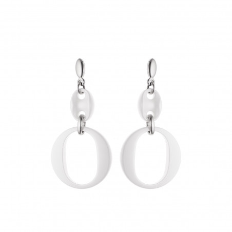 Boucles d'Oreilles Pendantes en Céramic - Julia