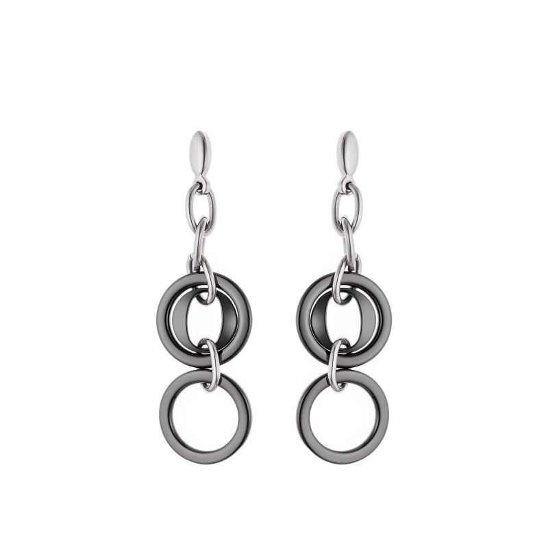 Boucles d'Oreilles Pendantes en Céramic - Emy