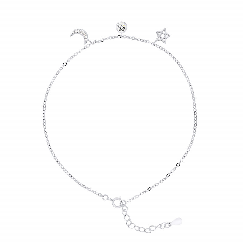 Bracelet de Cheville en Argent - Marion