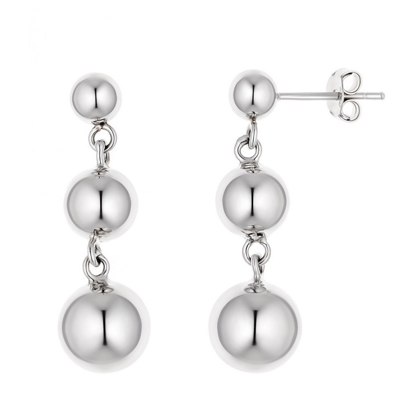 Boucles d'Oreilles en Argent - Amélie