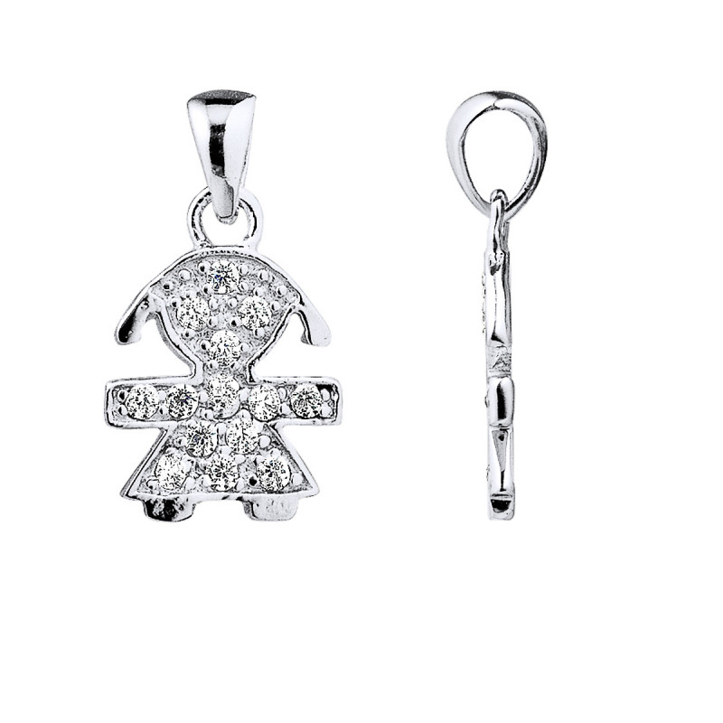 Collier en Argent - Girl