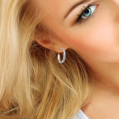 Boucles d'Oreilles en Argent - Gina
