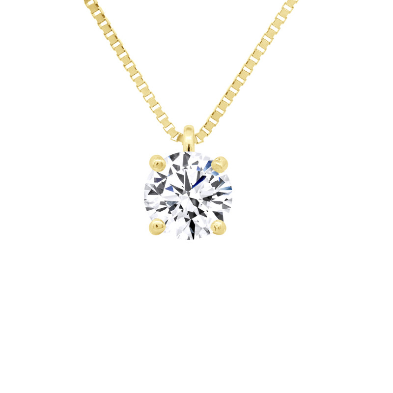 Collier Solitaire en Or - AINIA