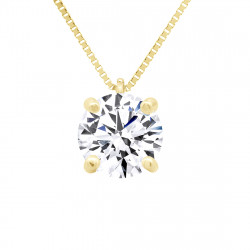 Collier Solitaire en Or - Alcibie