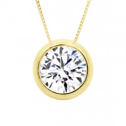 Collier Solitaire en Or - Anaxiléa