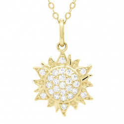 Collier Soleil en Or - Orithie