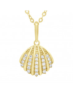 Collier Coquillage en Or - Illa