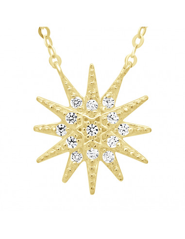 Collier Soleil en Or - Soly