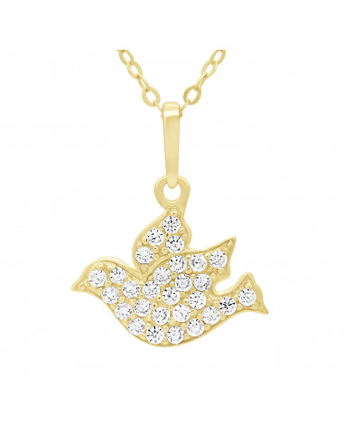 Collier Oiseau en Or - Coli