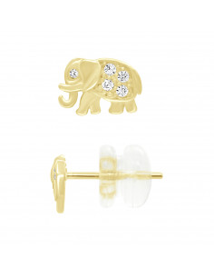 Boucles d'Oreilles Eléphant - Ély