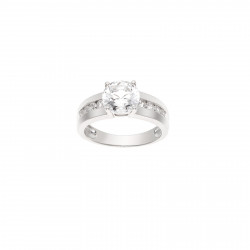 Bague Argent & Solitaire